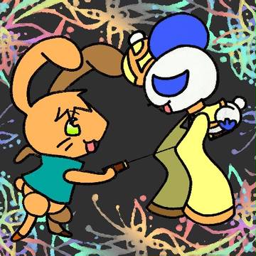 カンフーウサギとカンフーパンダ