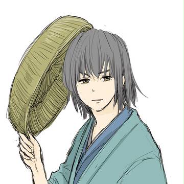 自分で切りました