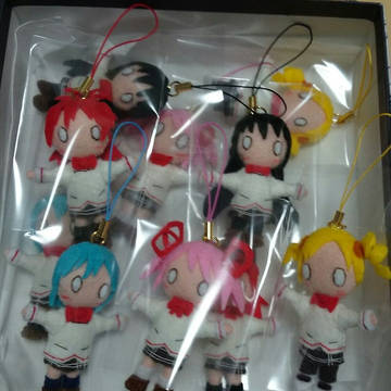 まどかマギカぬいぐるみ　制服5人