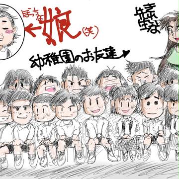 幼稚園の集合写真