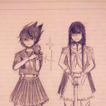 キルラキル落書き