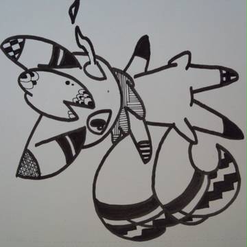 にゃおにくすのおす描いてみた。