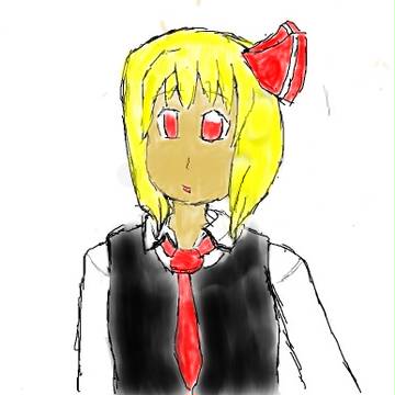 ルーミアちゃん初描き