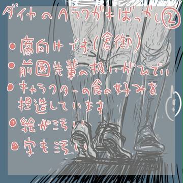 ダイヤのAラクガキその2