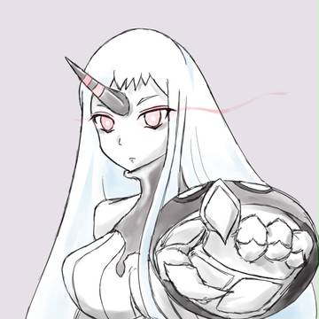港湾棲姫さん落描き