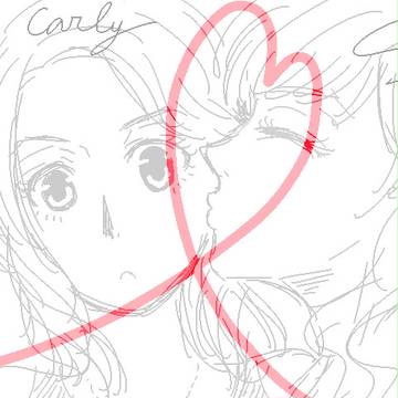 アイカーリーらくがき