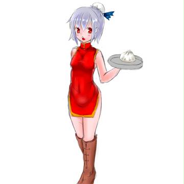 チャイナ服的ならくがき(再投稿