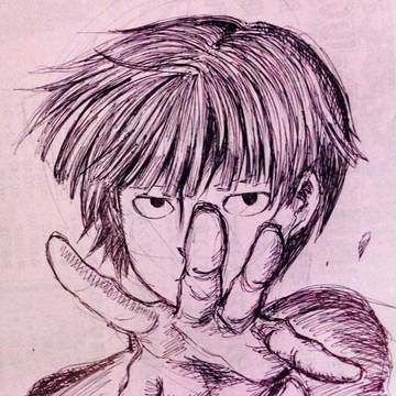 モブサイコ100ボールペン落書きその2