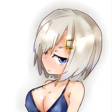 何か、私の水着に、何か?