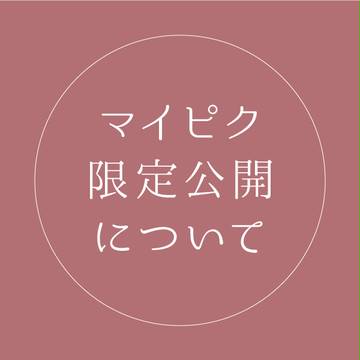 マイピク限定公開について