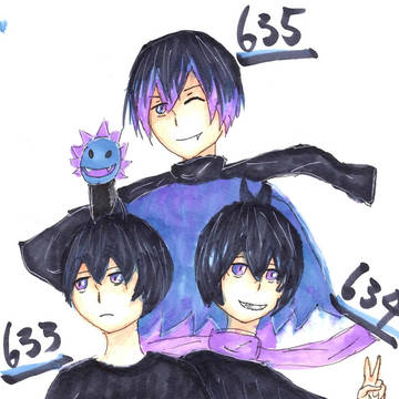 サザンドラの擬人化（下手、初めて）
