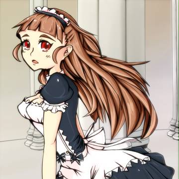 恥じらいメイド