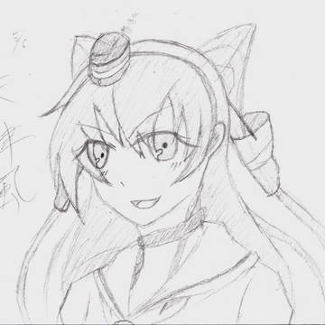 艦これらくがき。天津風
