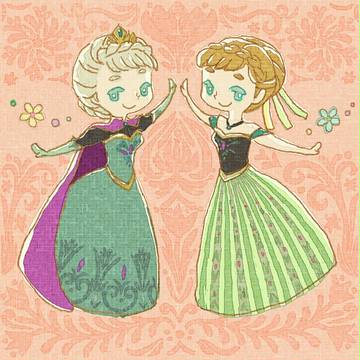 エルサとアナ