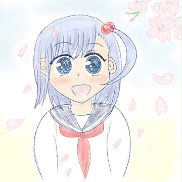 入学式のチエちゃん♡（SAI初作画）