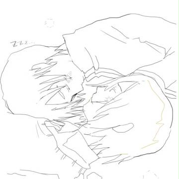 紫水のお昼寝。