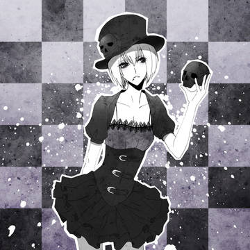【アバ絵】黒×シルバーお題
