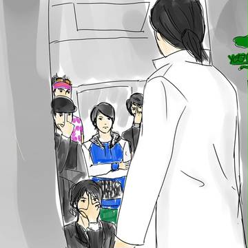 戦極凌馬とエレベータ