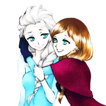 アナとエルサ　【アナと雪の女王】
