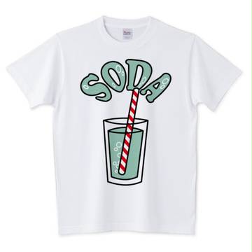コミックソーダTシャツっ!!ドラえもんが飲んでいたソーダだよ〜