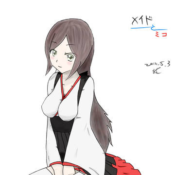 もう一回絵を描きました！