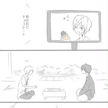 【田夏】　母の日漫画