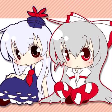 もこさんとけーねさん。