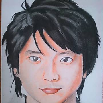 リアル似顔絵です！俳優の向井理さんです♪