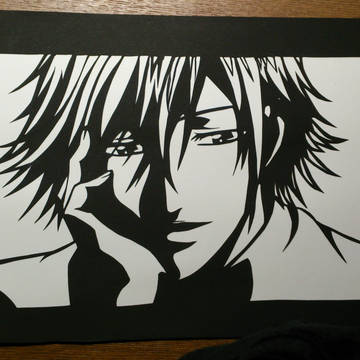 白石 (切り絵)