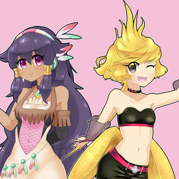 カコウちゃんとニジちゃん