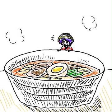 小人とラーメン