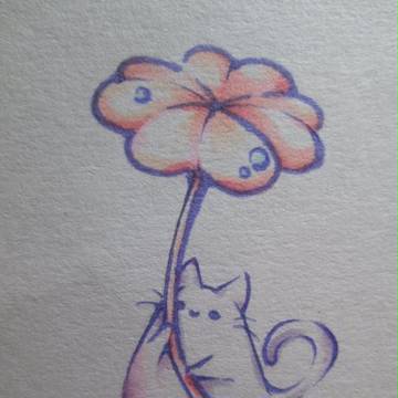 拿傘傘的小貓咪