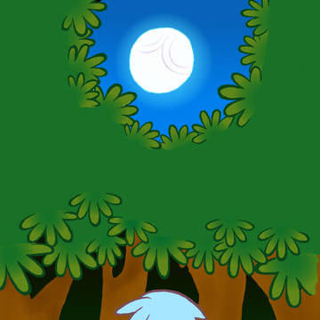 月夜のナーエの森