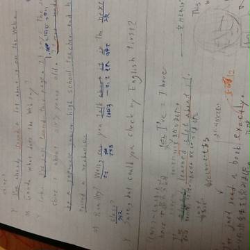 落書きちょいあり勉強ノート