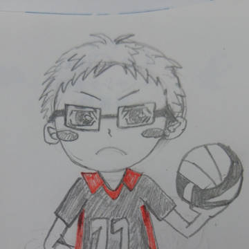 落書き-月島蛍-