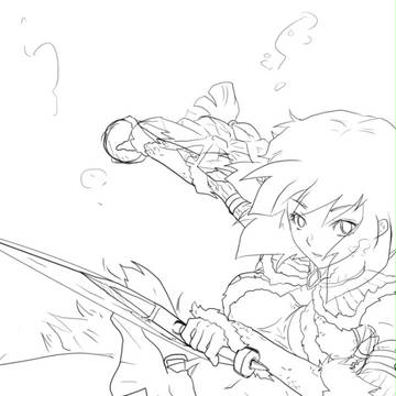 モンハンらくがき