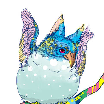 カラフルフクロウ