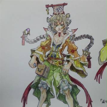 嘛。。。蛮早的一张人设了
