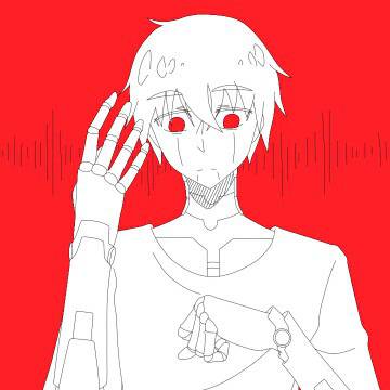 红。