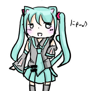 初音ミク描いてみた