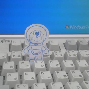 ド○えもんキーボードの大地に降り立つ