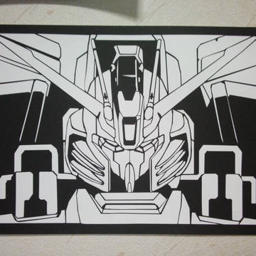 Sガンダム　切り絵