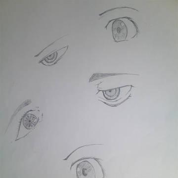 眼しか描けん……しかも片目しか……