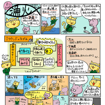 【ゲームマーケット2014春】漁火かいせつマンガ