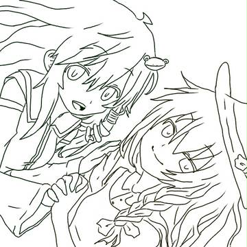 サナマリ　線画