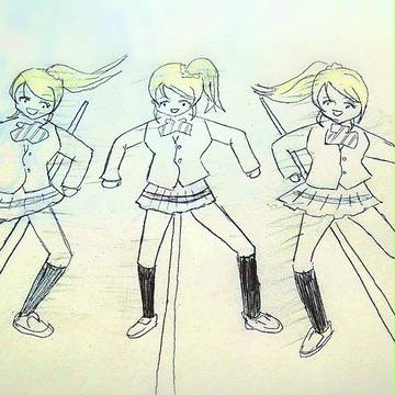エリーチカの楽しい反復横跳び