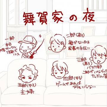 舞賀家のよる