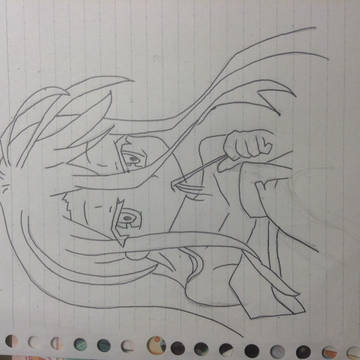 しろ 描いてみた
