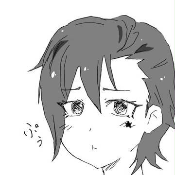 ほっぺたぷぅちゃん。