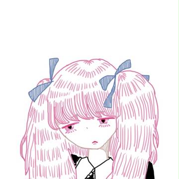 ふわふわ髪の子